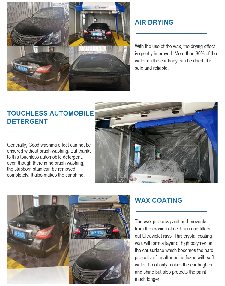 Automatic Touchless Car Wash Machine /brushless Auto Carwash Machine