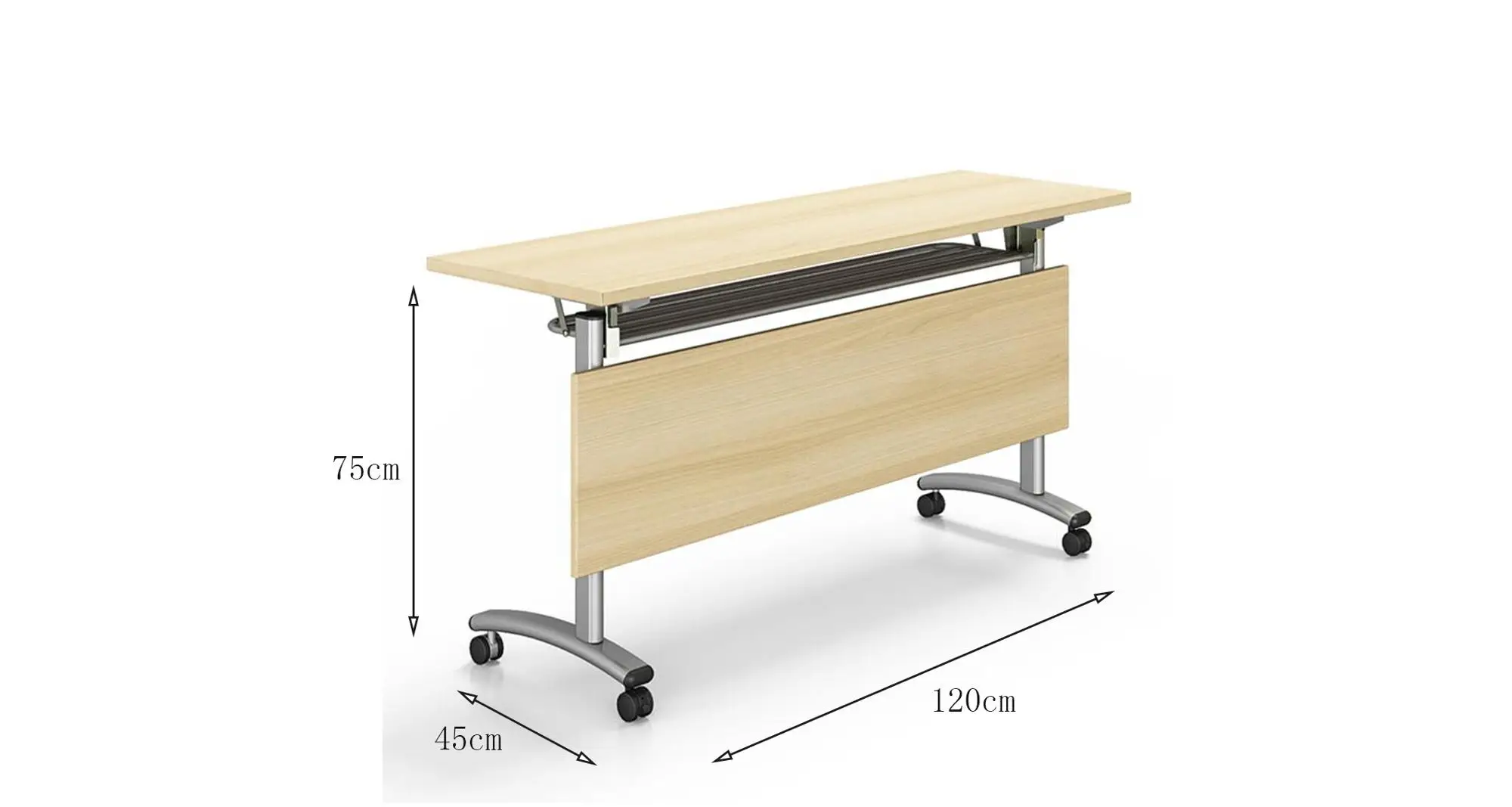 Cheap Office Table White Single Desk Computer Office Desk Training Desk