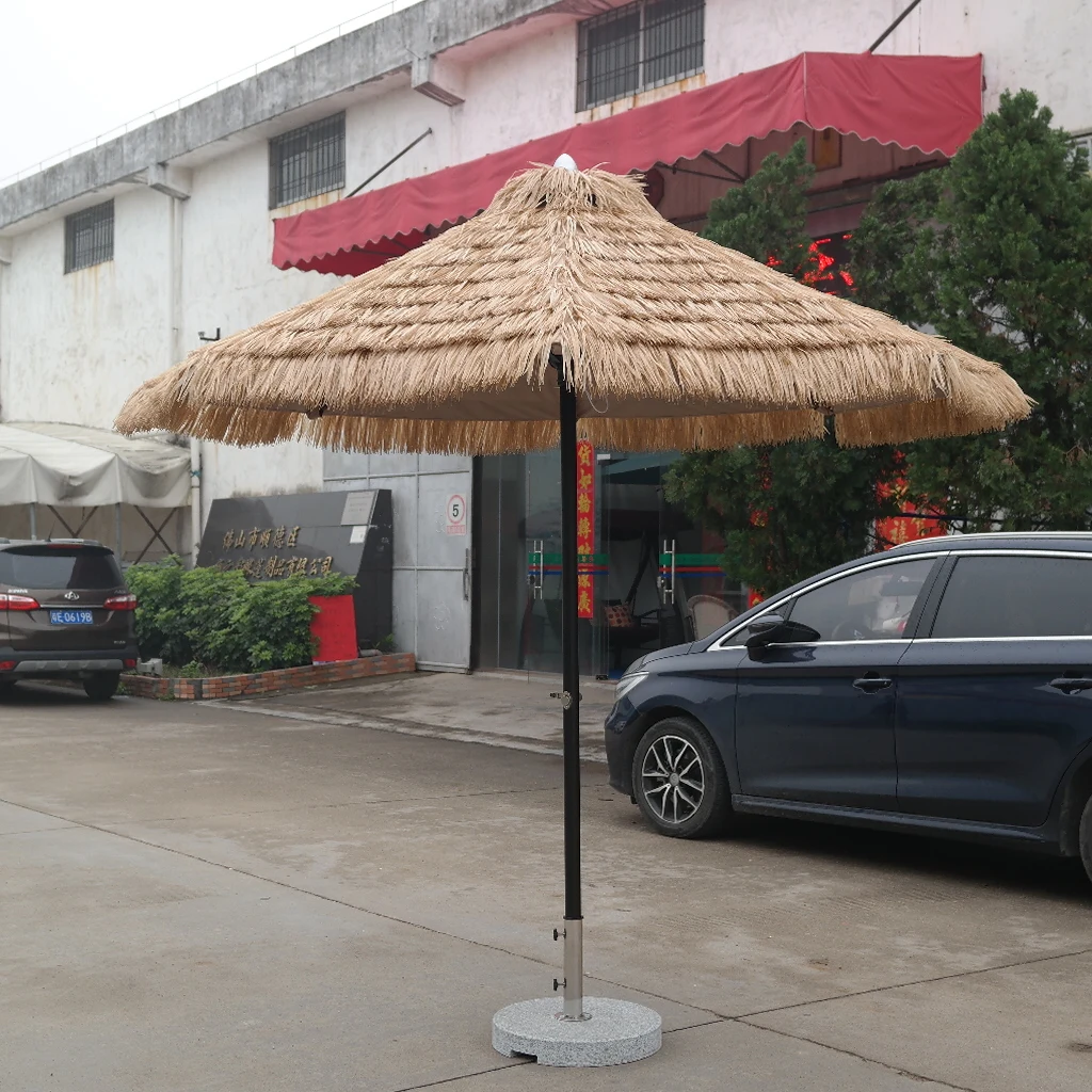 2020 New Product Patio Beach Outdoor Straw Umbrella With Tassels Buy
