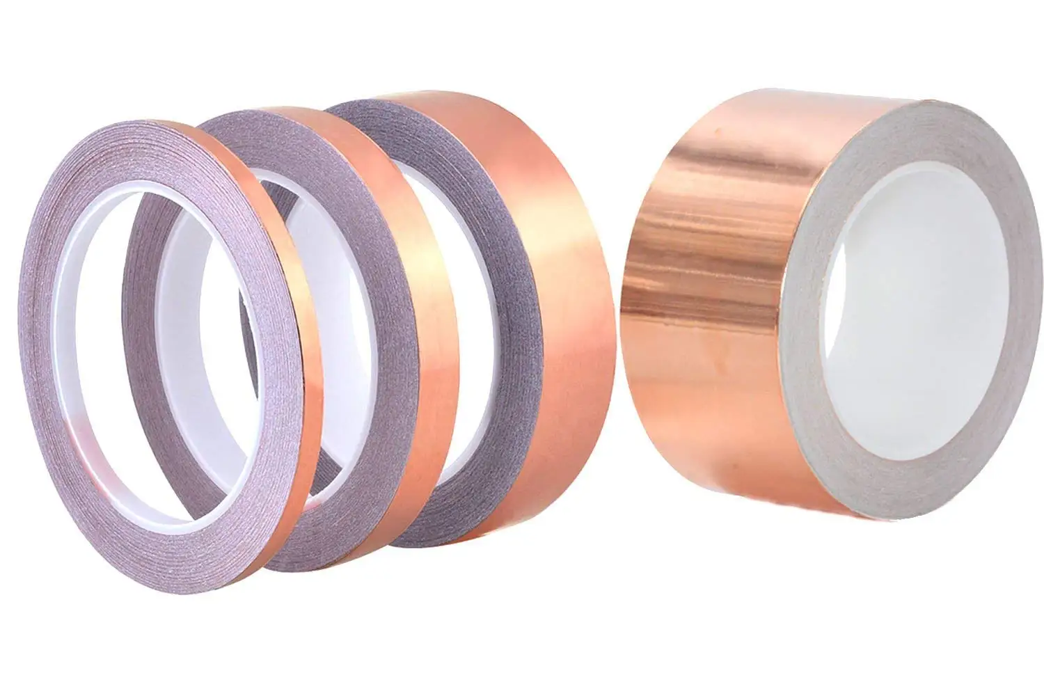 Copper Tape Copper Foil Tape With Conductive Adhesive - EMI Shielding & Guitar Shielding Tape, 2" X 33 Ft Roll Conductive Copper Tape