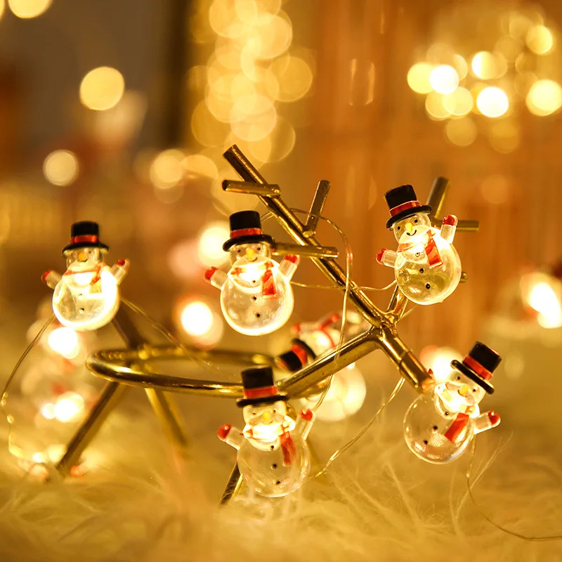 Amazon top sell snowman  led string light for 2020 christmas holiday