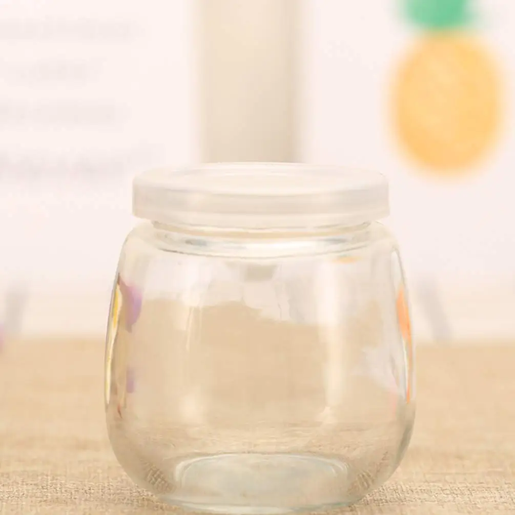 Wholesale Round Shaped Glass Mousse Pudding Jar 100ml 200ml 300ml With