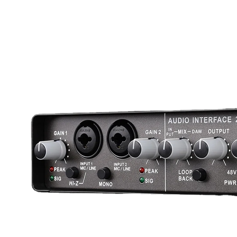 DAYMIC DM202 USB Audio Interface - Professional Studio Quality