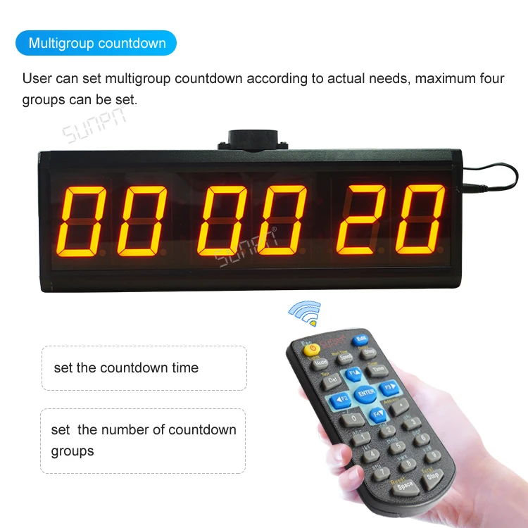 countdown timer with remote