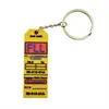 Factory Direct Selling Luxury Silicone Racing Soft Rubber PVC Key Ring /Soft