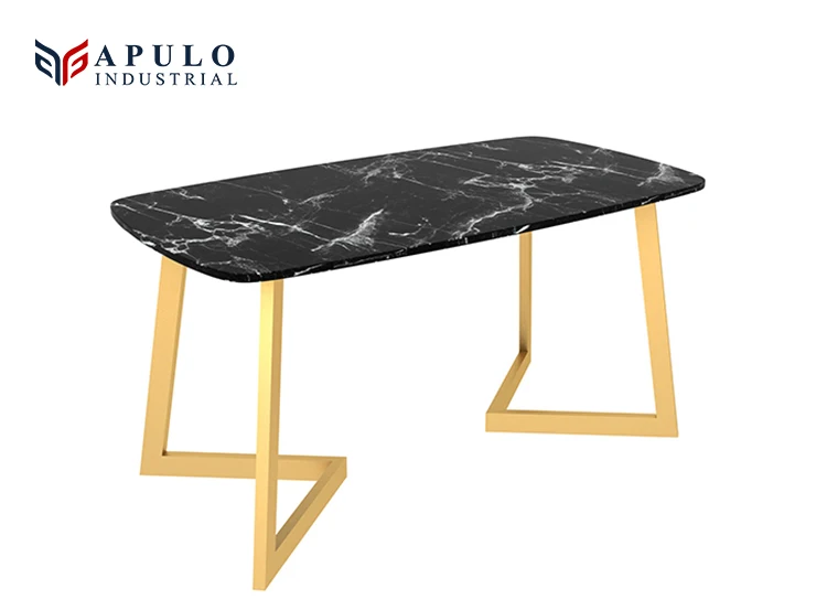 White Rectangular Marble Office Table Carrera Nano White Rectangle