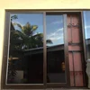 Customized bronze color sliding windows aluminum frame with glass