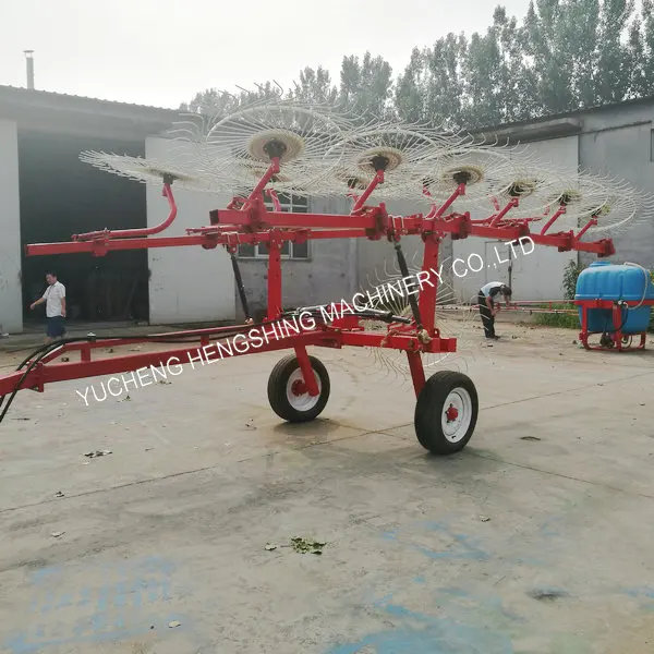 Agricultural use hay rake for 100hp tractor