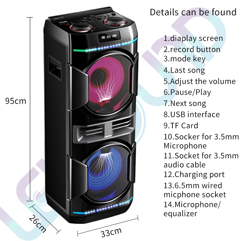 Active Stage Speaker Trolley Super Woofer Dj Speaker Buy 10inch Party