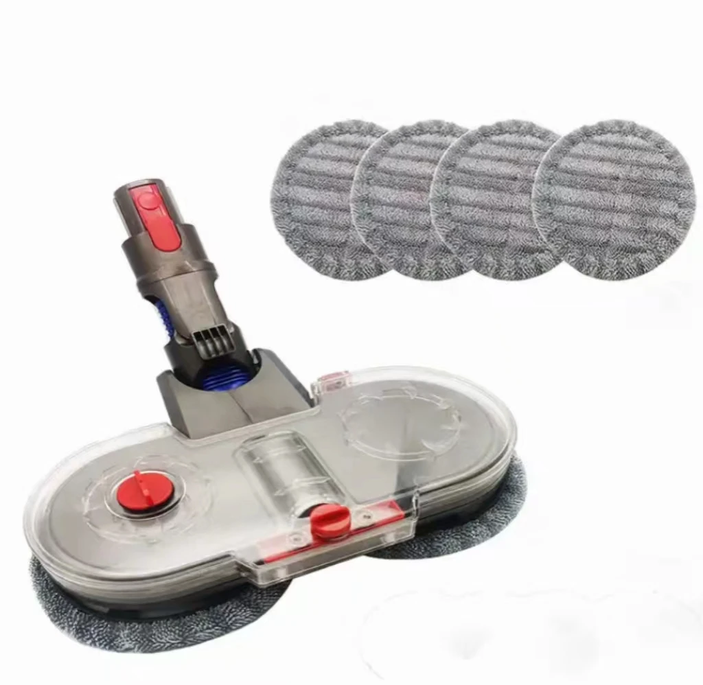 Glosok Electric Water Tank Floor Mop Head Brush Wet Dry Mop Pad