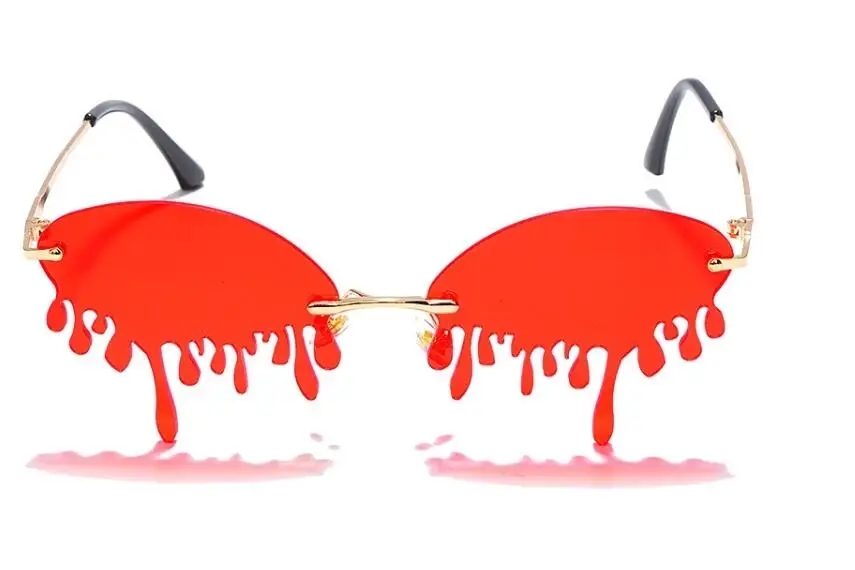 New Arrival Drop Shape Frame Sunglasses 2020 Funny Personality Sun