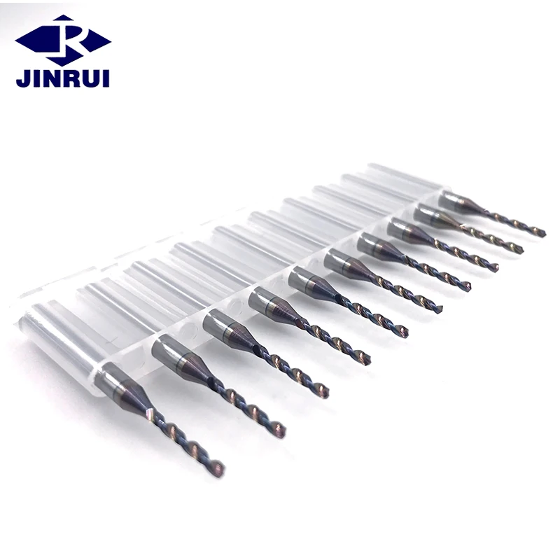 JR129 1mm HRC55 Twist Drill Solid Carbide Micro Drill Bits for Hard ...
