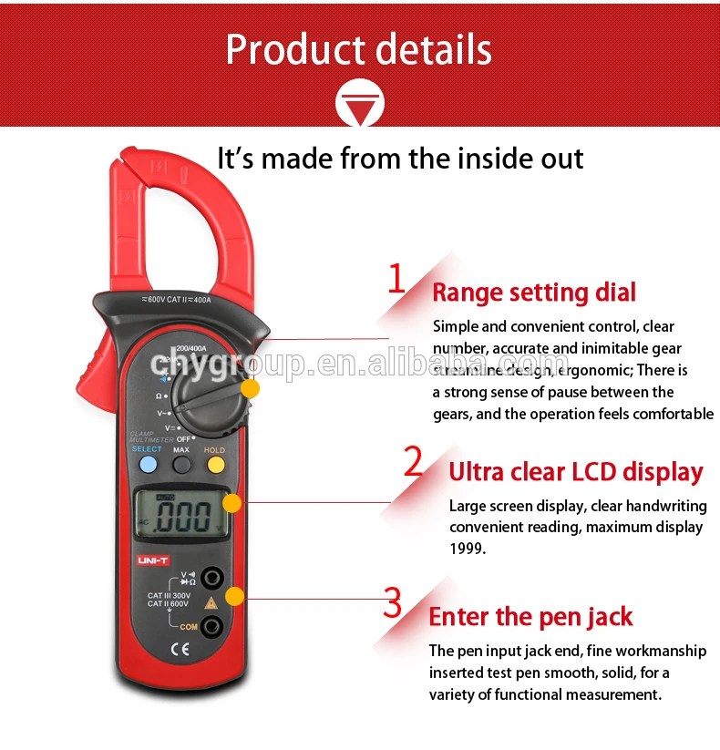 UNI-T UT202 digital clamp meter digital