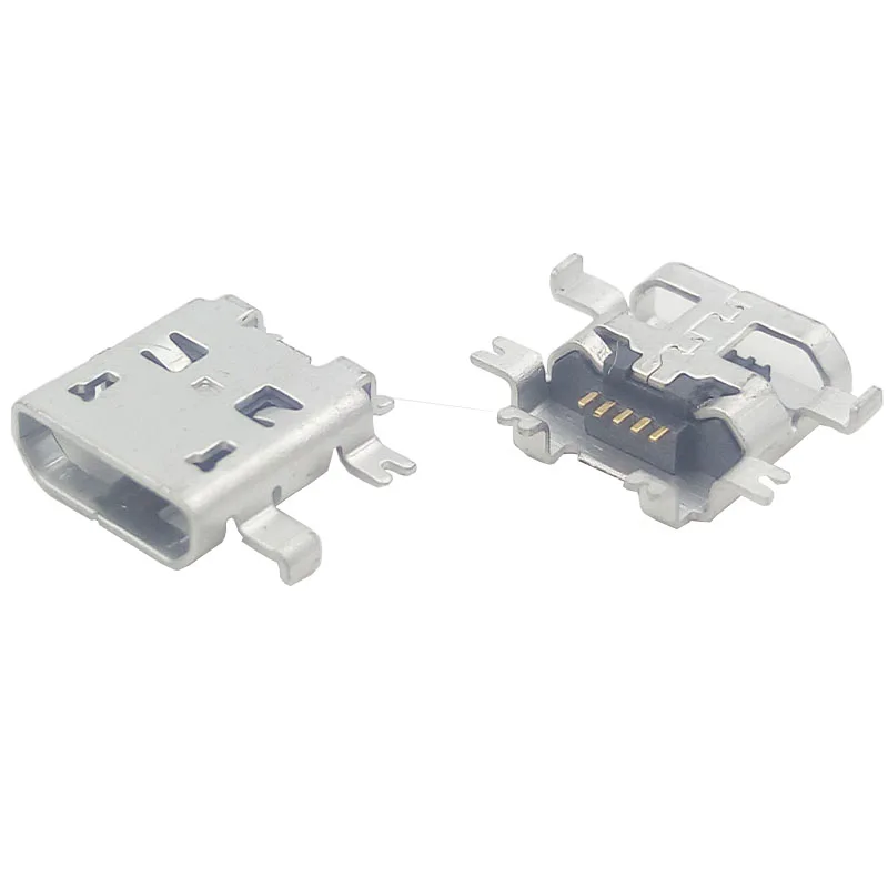 Factory Price Of 5 Pin SMT Female Micro USB Socket  Connecter Jack Female Connector Set