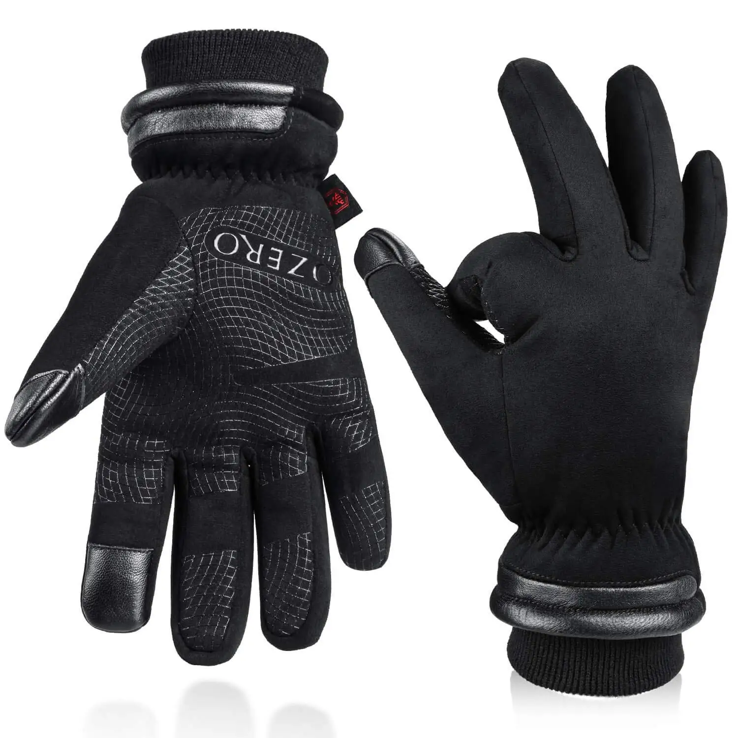 Ozero 30f Extreme Cold Warm Black Winter Waeather Snow Gloves