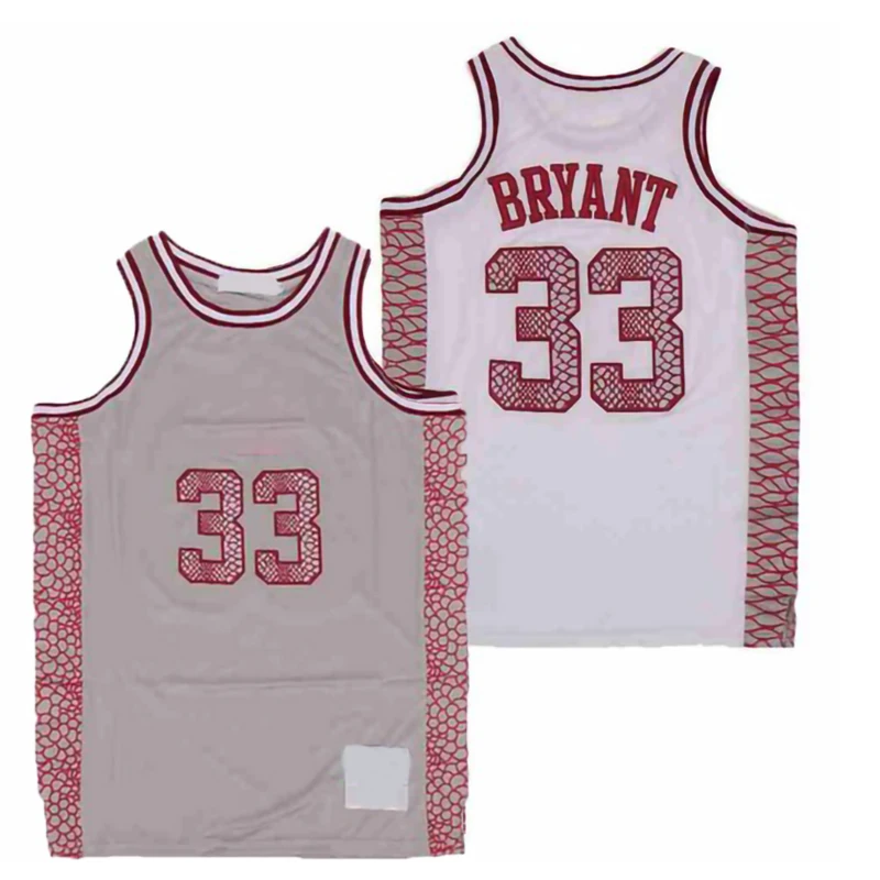 

Wholesale Lower Merion High School Kobe Bryant 33# Mamba Snakeskin Mens Basketball Jersey Wear T Shirt Stitched