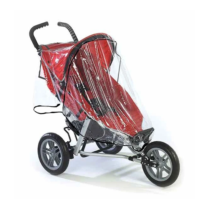 Fully Waterproof PVC transparent universal baby carriage stroller Outdoor rain cover