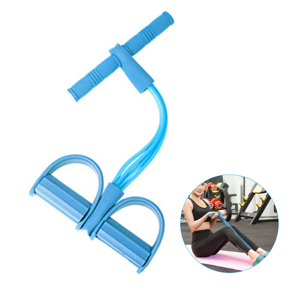 普拉提健身踏板反弹仰卧起坐设备 4 管多功能拉力绳