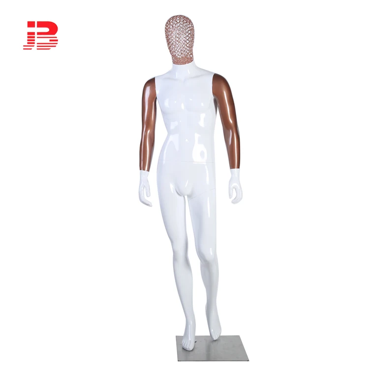 Fashion male mannequin with iron wire head manufacture