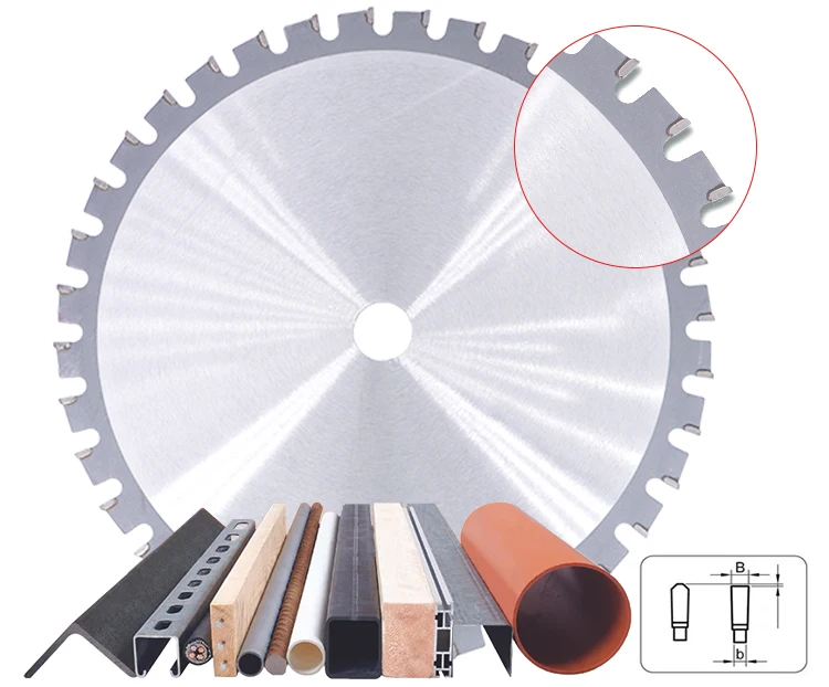 Universal Multi Purpose TCT Circular Saw Blade for Wood Laminate Plastic Aluminum Steel Cutting