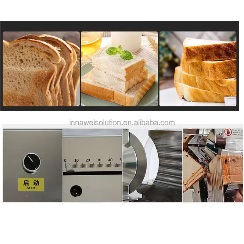 Commercial Bread Slicing Slicer Loaf Toast Bread Slicer Toast Bread ...