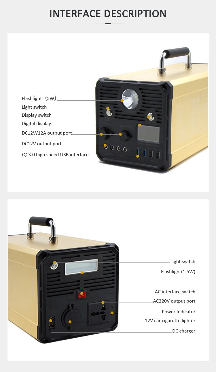 1000W power backup