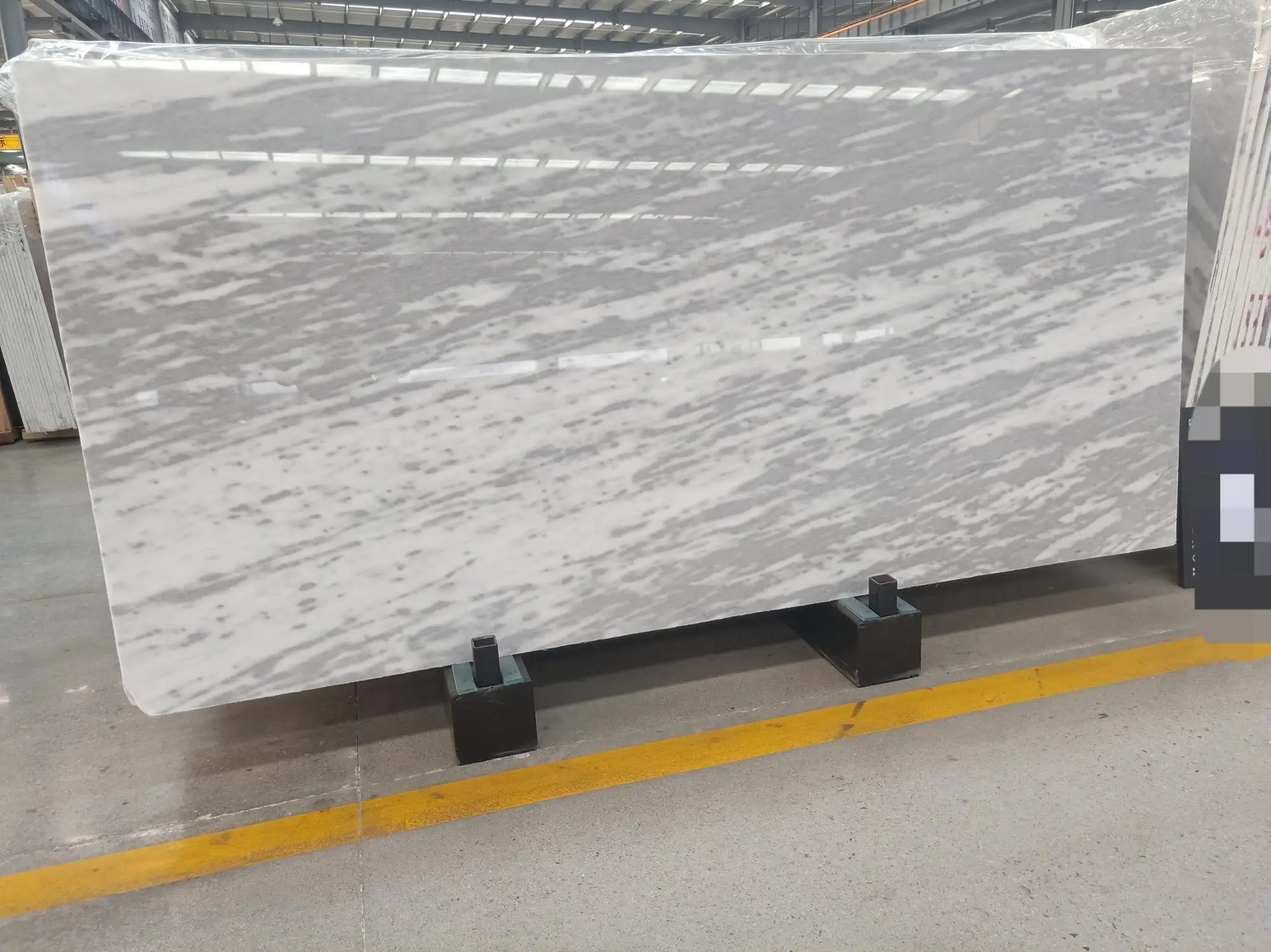 马来西亚蓝灰大理石白色灰色颜色大平板便宜的价格