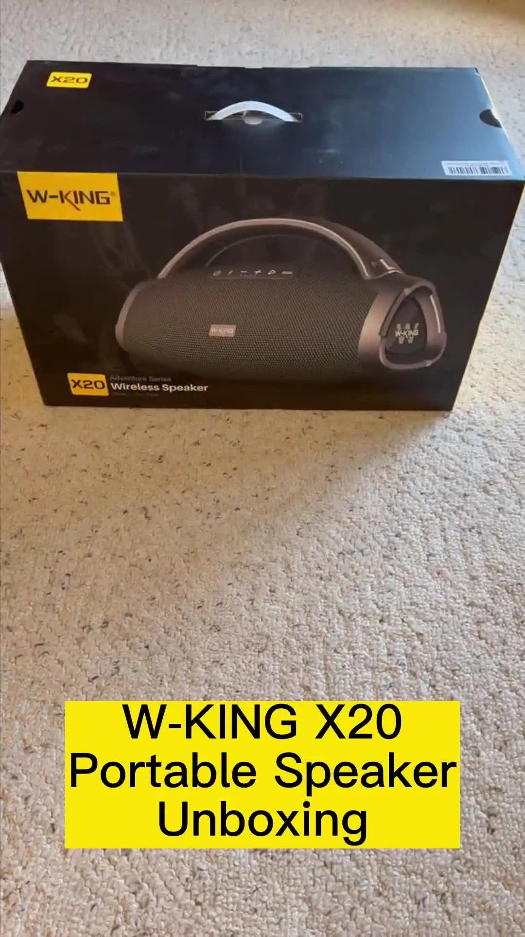 W-KING X-20 ワイヤレススピーカー IP67 X20 - App Control, 300w Peak Output, TWS Pairing, Waterproof