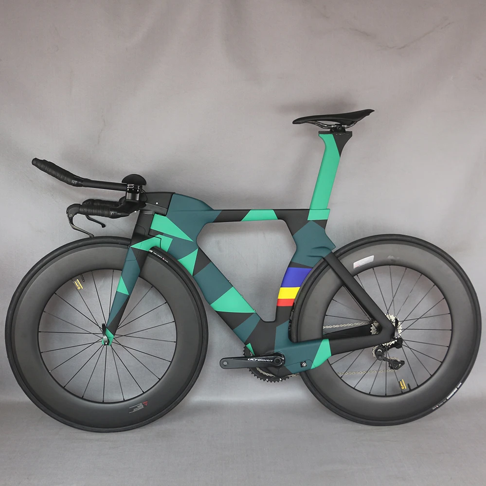 NEW 2021 TT bike time trial bicycle Time Trial complete bike carbon frame  R8060 Di2 groupset custom paint FM-TT01-51cm