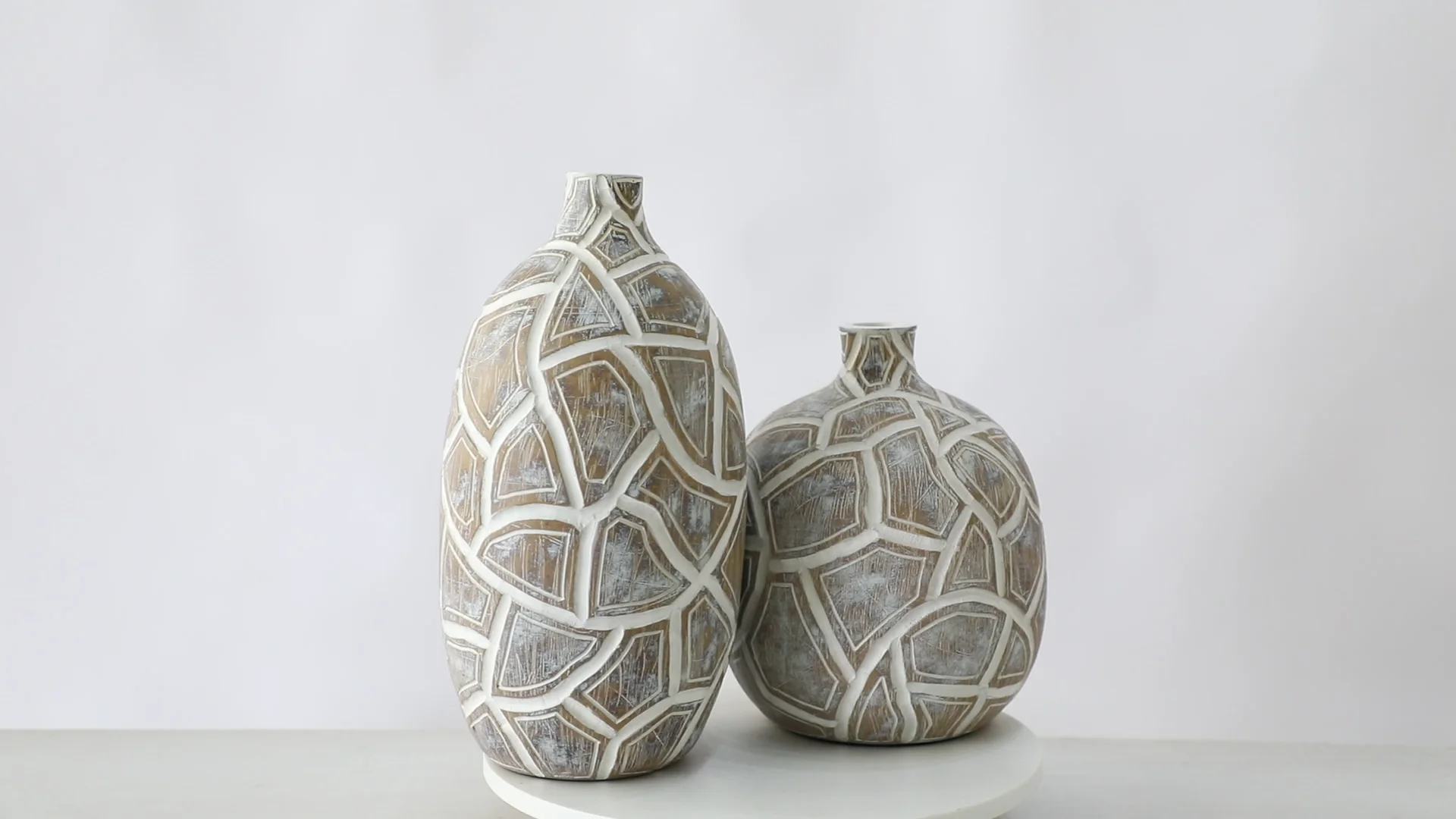 Environmental Protection Florist Vase Polyresin Crafts Living Room