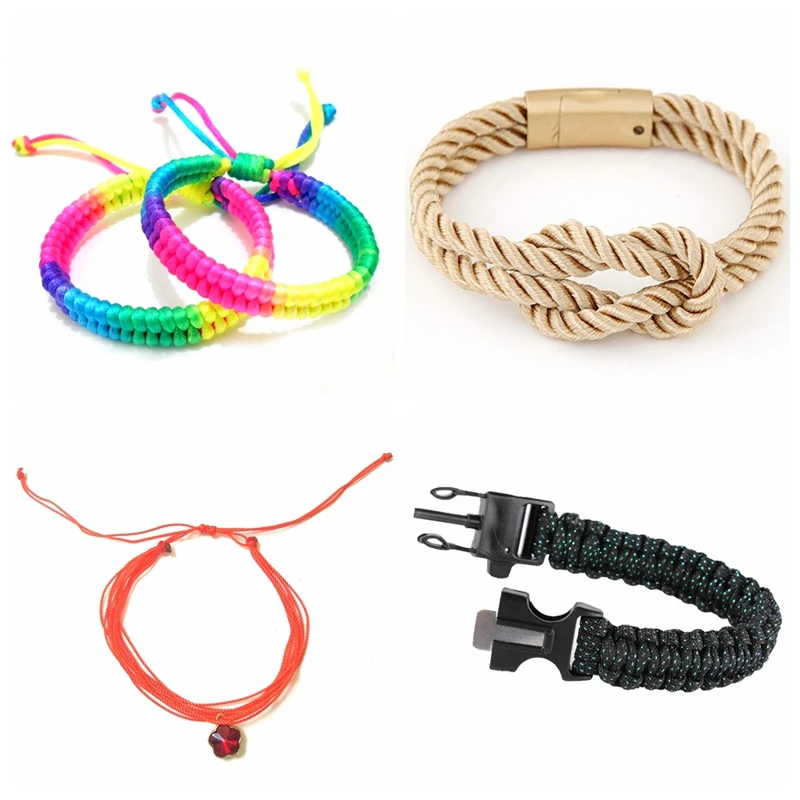 Umbrella Rope Bracelet With Seven Core Camping Fishing Gear Sets Multi