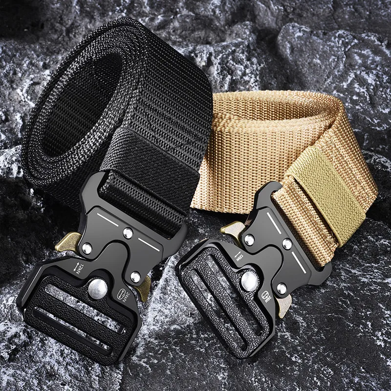 thumbnail image 2 of EMERSONGEAR Tactical Belt With Quick Release - 2-Layer Nylon Duty Belt For Military & Outdoor 2 of 14
