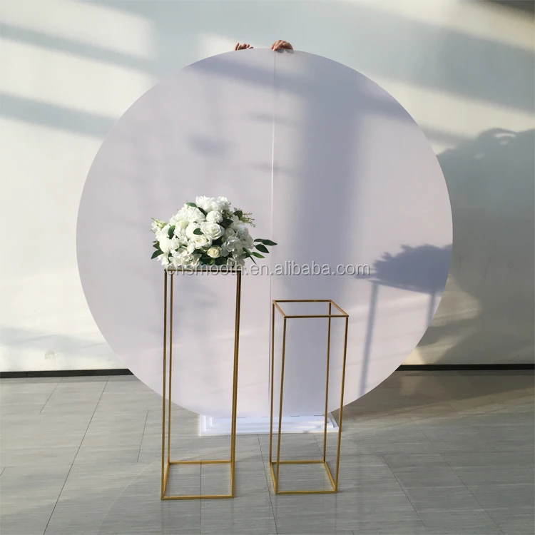 Hit Ins Round Pvc/acrylic /metal Backdrops For Wedding Party Buy