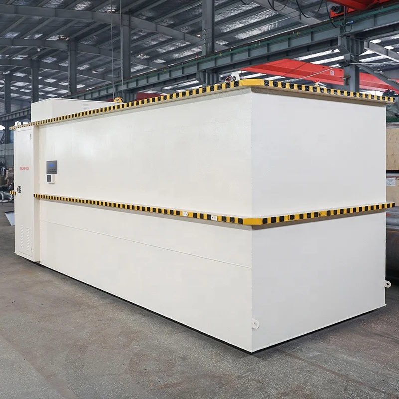 MBR Integrated Carbon Steel Sewage Treatment Equipment with Pressure Vessel 10000L/Hour Capacity for Water Treatment manufacture