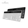 Solar wireless keyboard 2.4G wireless rechargeable keyboard mice combo high quality for government supplies