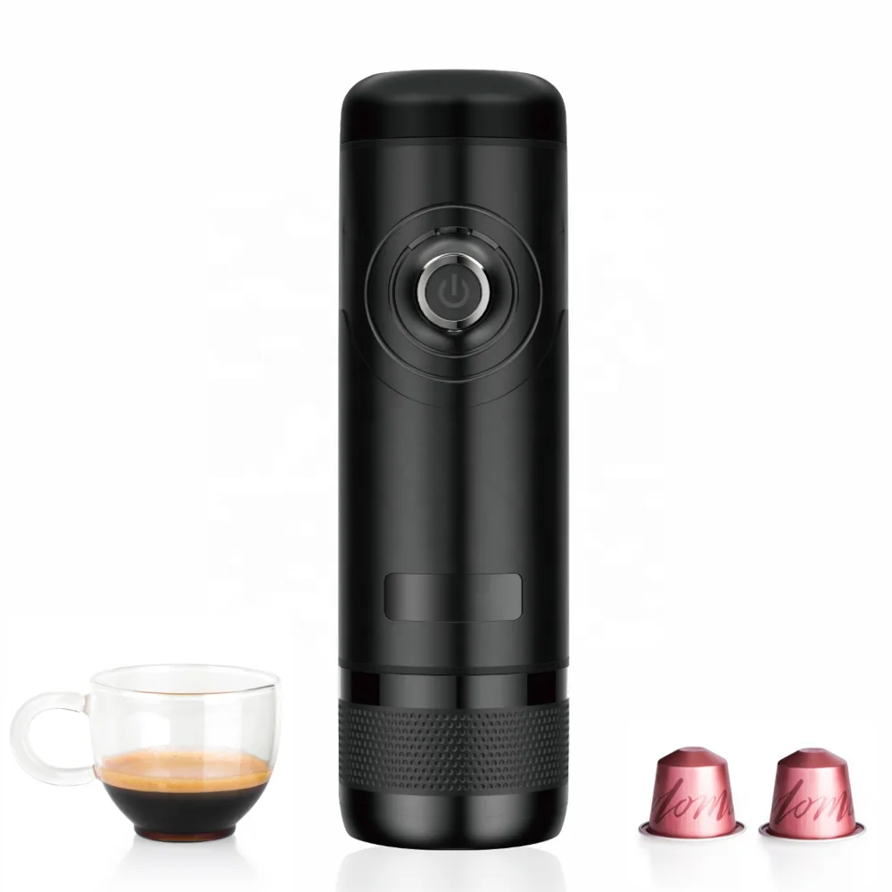 
Portable espresso machine coffee maker travel CAN HEAT WATER for indoor outdoor Nespresso capsule 