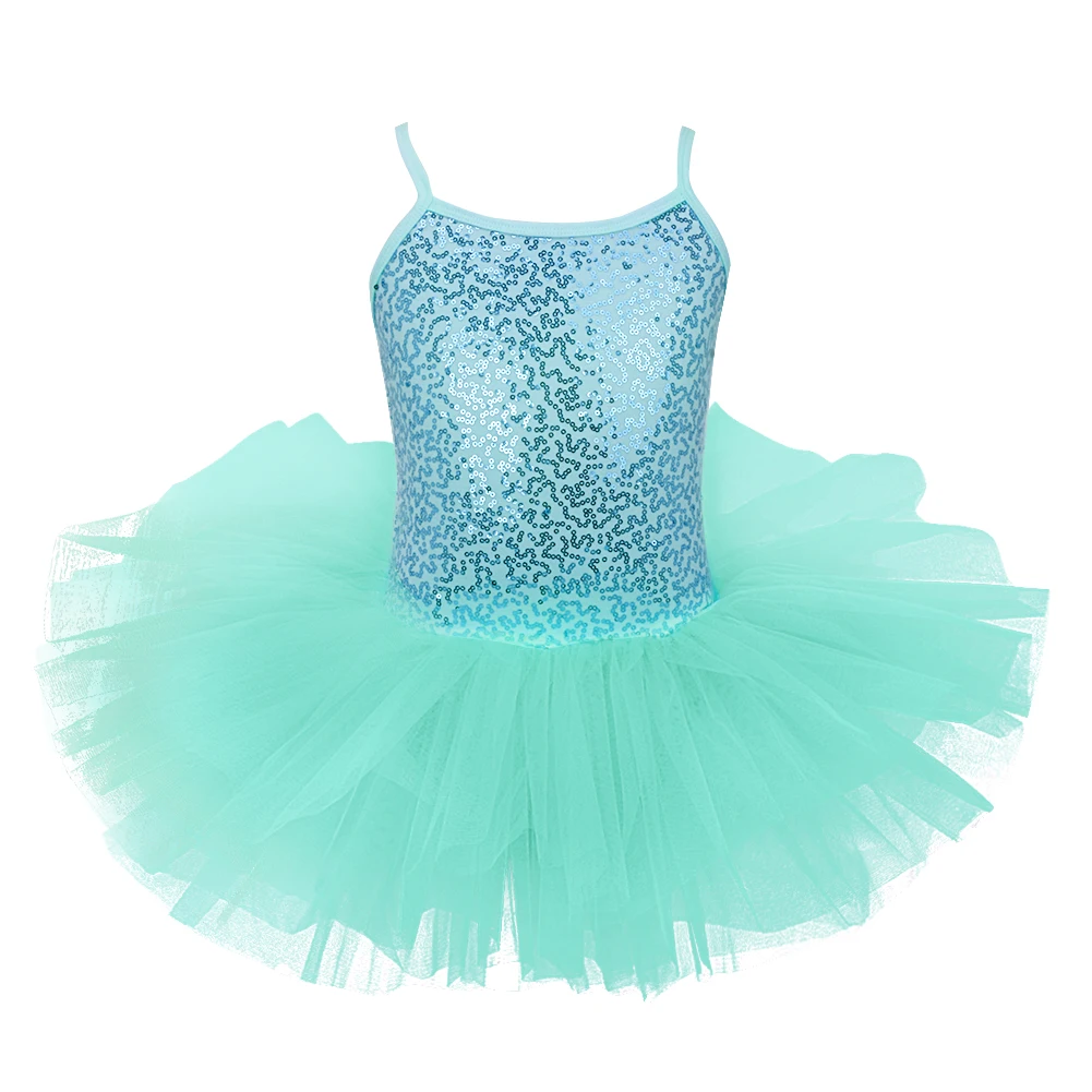 Girls Sequined Performance Wear With Knickers Ballet Tutu Dress 4 ...