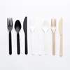 Plastic Disposable PLA Cutlery Fork / Knife / Spoon / Flatware Set For Dinner 6" and 7"
