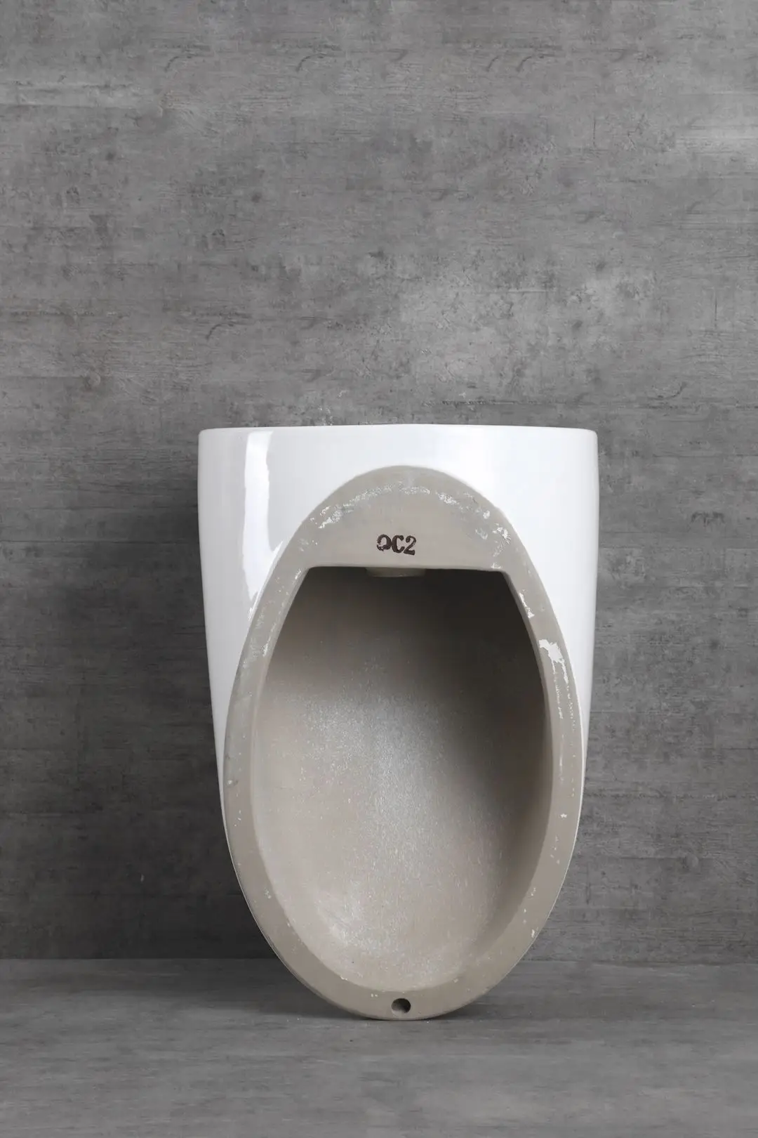 PATE B180 ceramic wall mounted round pedestal basin sanitary ware mini bathroom home washroom sink