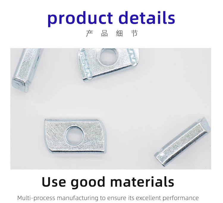 Unistrut Channel Spring Nut Hammer Nut T Slot Nut For Aluminium Profile