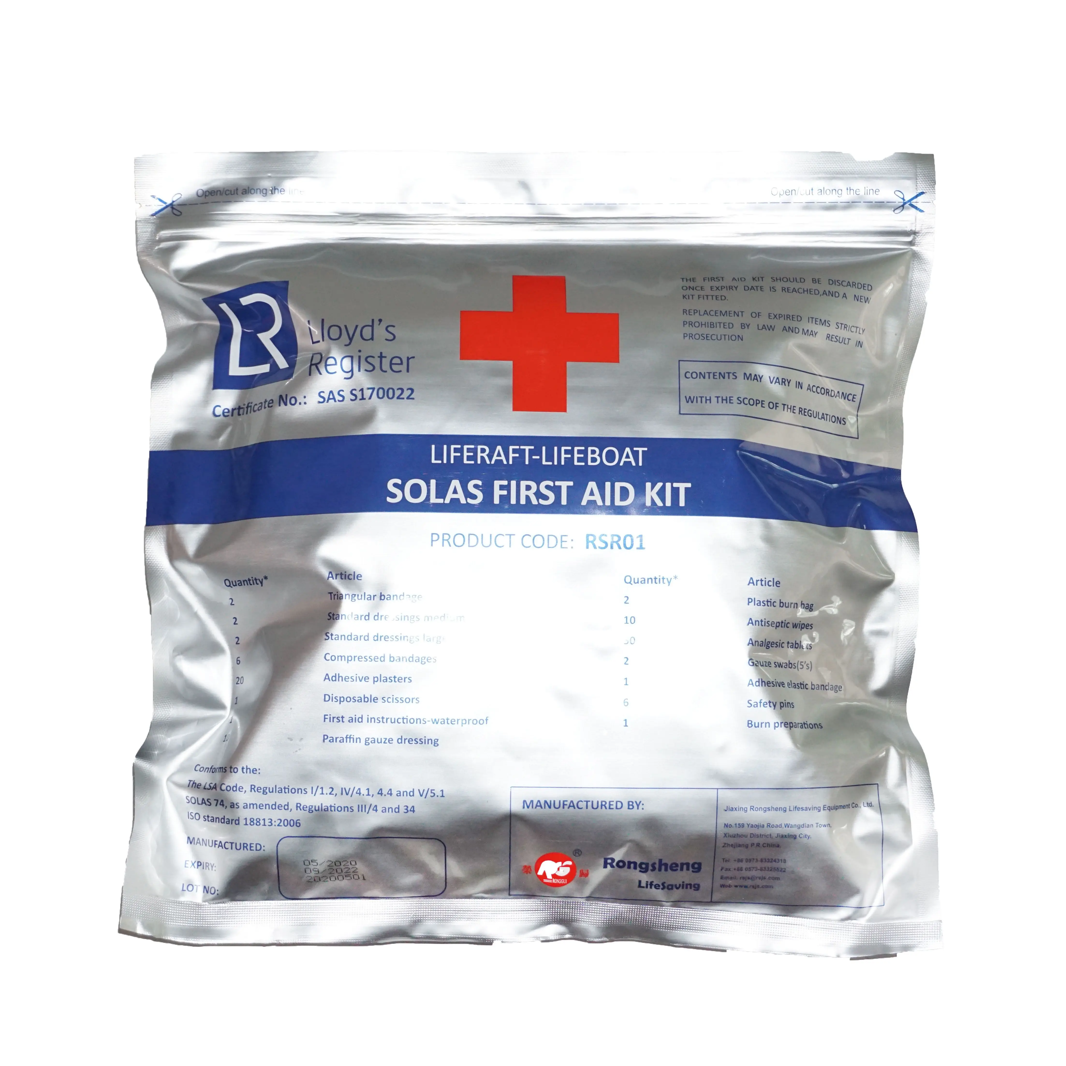 Solas First Aid Kit For Liferaft And Lifeboat Buy First Aid Kit For
