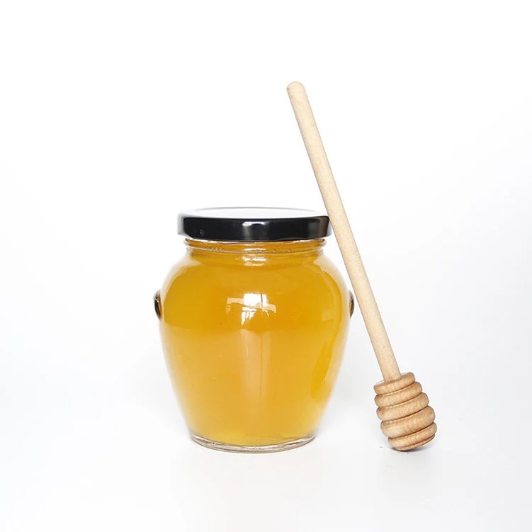 Unique Round 106ml 150g Honey Packaging Container Jar With Metal Lid