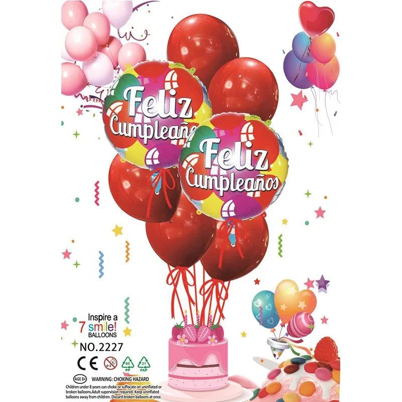 Feliz Cumpleanos Happy Birthday 18 Inch Spanish Spain Helium Foil Balloon  Set Group Party Wedding New Year Decoration - Buy Manufacture Feliz  Cumpleanos,Group Party Wedding New Year Decoration,Happy Birthday 18 Inch  Spanish