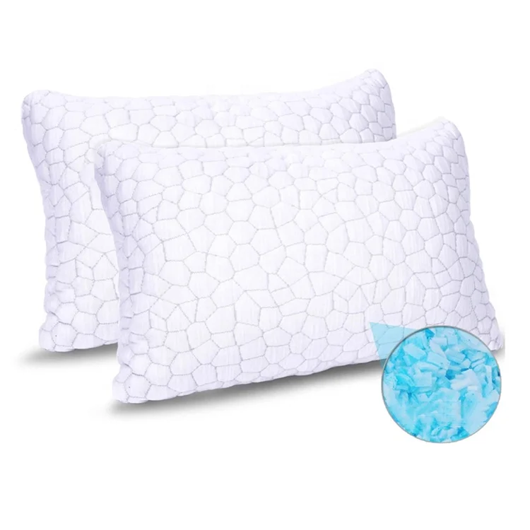 Cooling Bed Adjustable Shredded Memory Foam Pillow For Sleeping