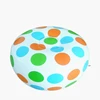 Bedroom funiture inflatable round sofa with wave point printing