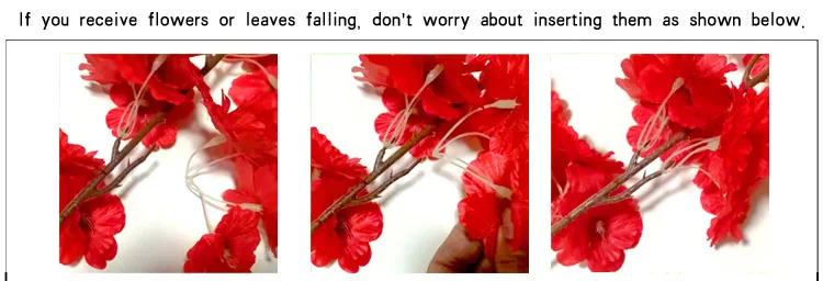 Wedding arch landing display artifical cherry flower berry blossom