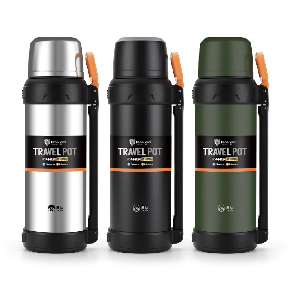 High Quality 2L/2.5L Thermos Tea Travel Pot Vacuum Insulated Double Wall  Stainless Steel Bottle Thermos Flask