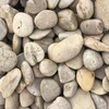 Hot sale river stone off-white pebble-mosaic nature washed pebble