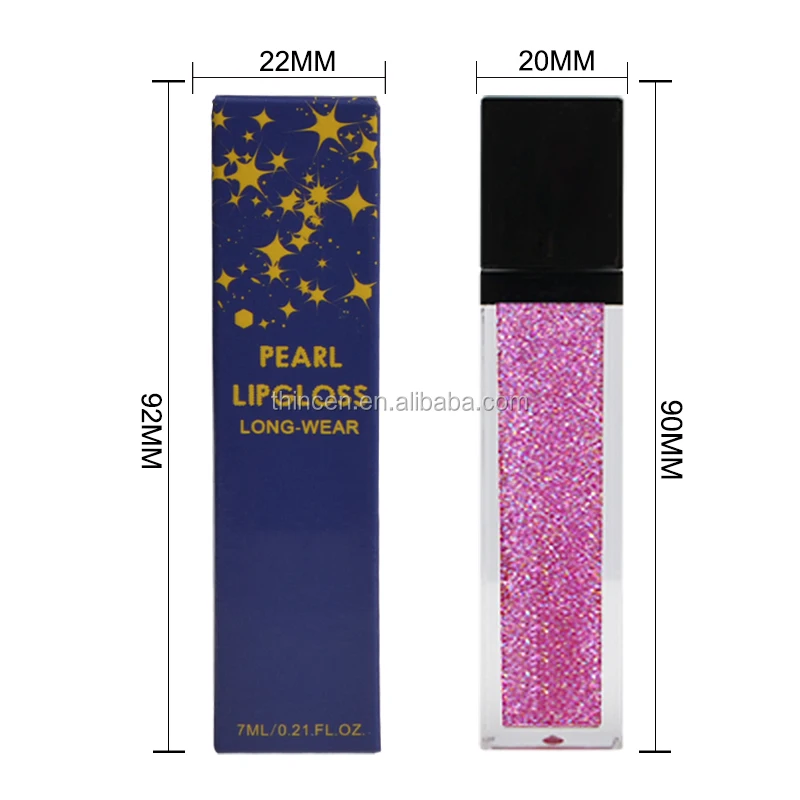 Waterproof liquid Lipgloss Glitter Private Label Lip Gloss