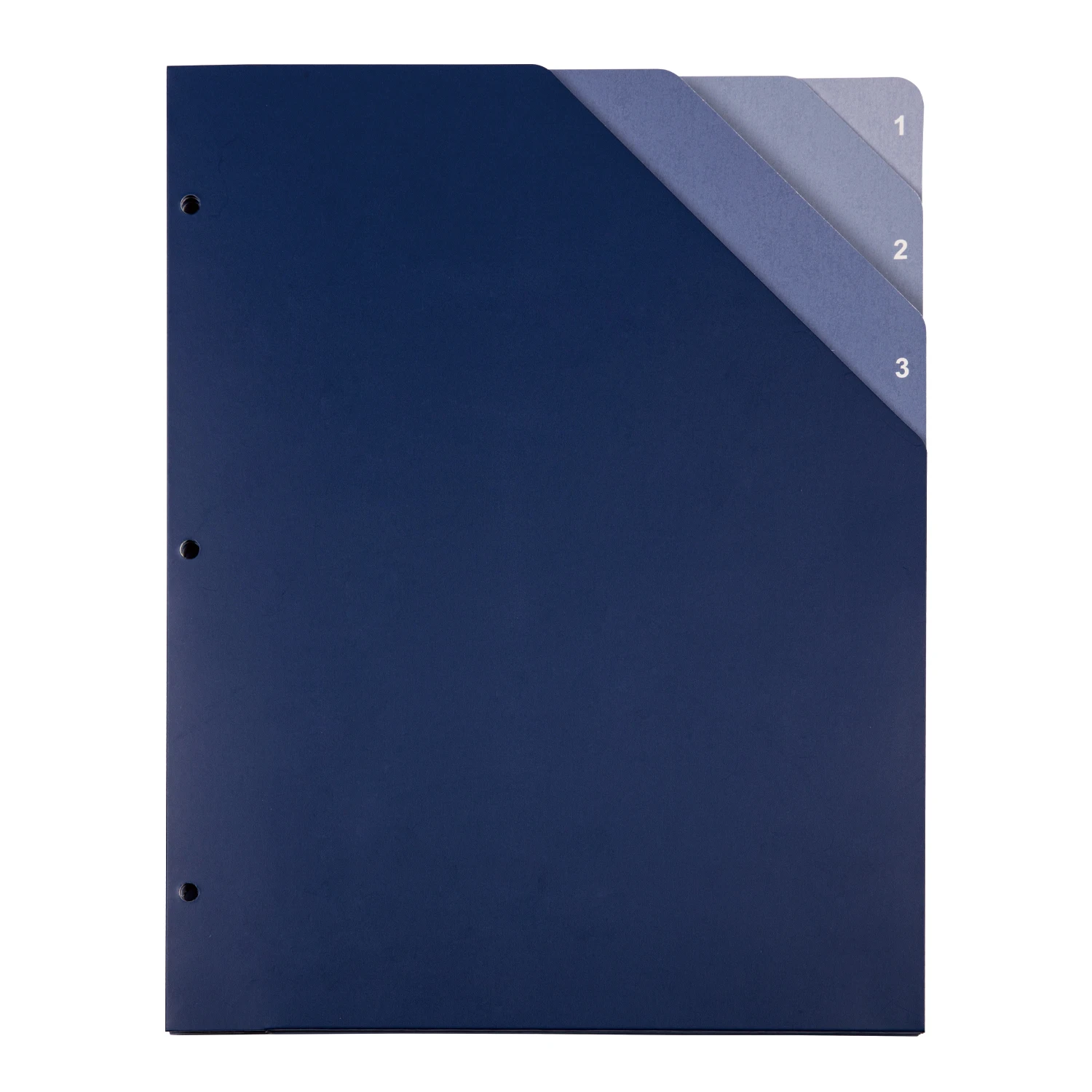 3 Pieces Paper Cardboard Presentation File Folder Custom Folder With